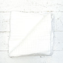 Load image into Gallery viewer, Muslin Baby Blanket-White