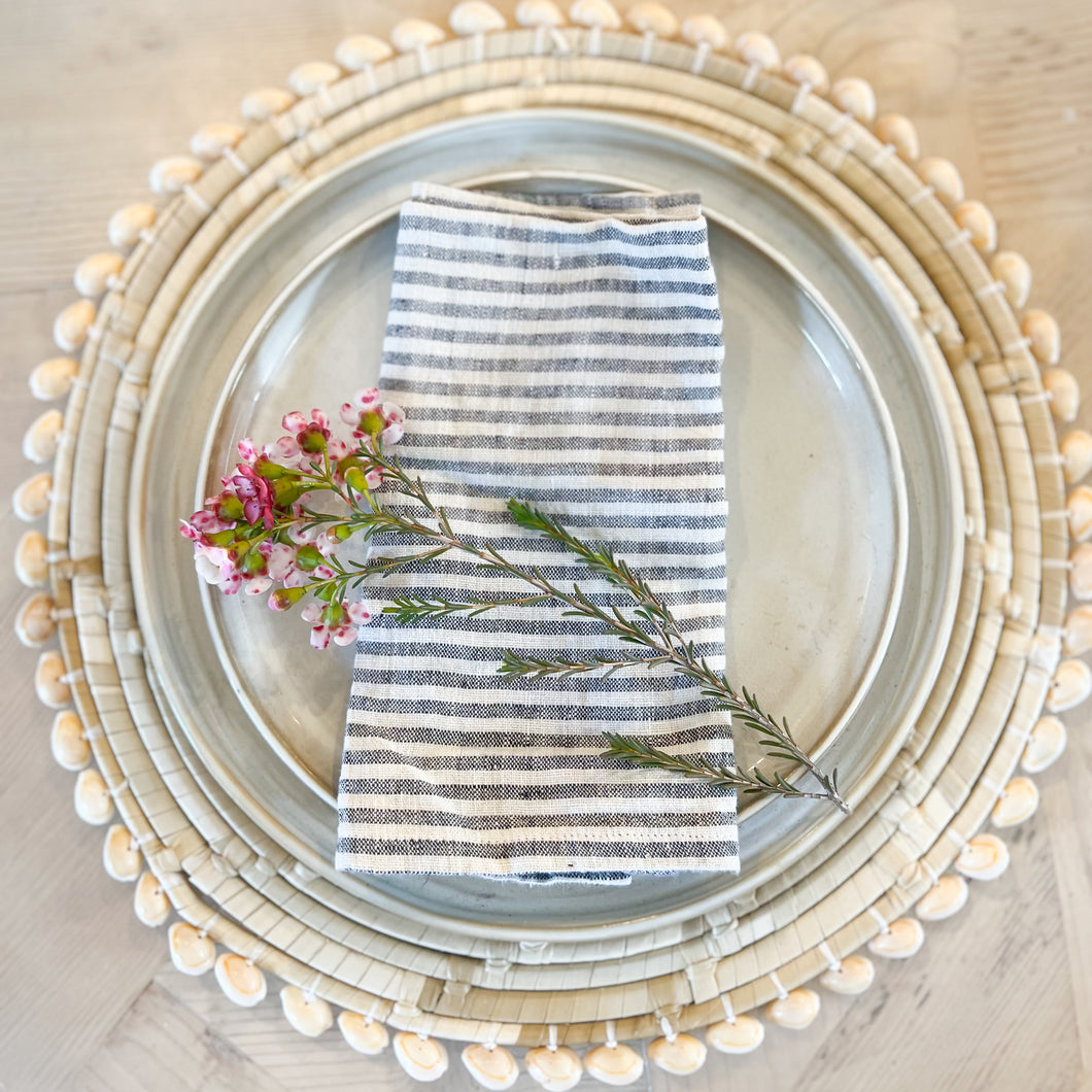 rustic salad and dinner plate with lip around edge