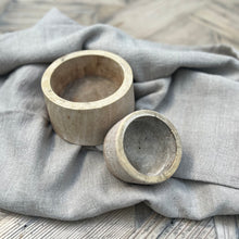 Load image into Gallery viewer, mini hand carved wood bowl