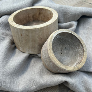 mini hand carved wood bowl