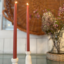 Load image into Gallery viewer, Beeswax Dipped Taper Candle 14”
