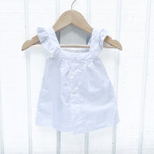 Load image into Gallery viewer, white baby sleeveless cotton dress
