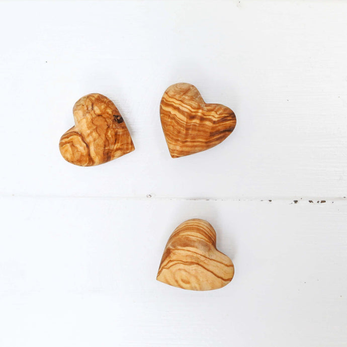 Olive Wood Mini Heart