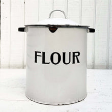 Load image into Gallery viewer, Medium Flour Vintage Enamel