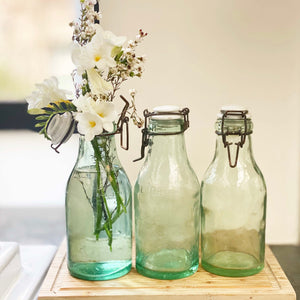 Vintage French Milk Bottles