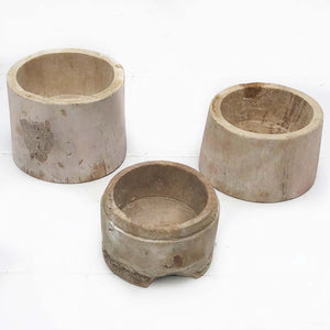 rustic small wood bowl