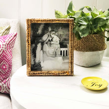 Load image into Gallery viewer, woven rattan light brown picture frame