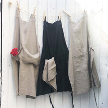 Load image into Gallery viewer, Pinafore Natural Linen Apron