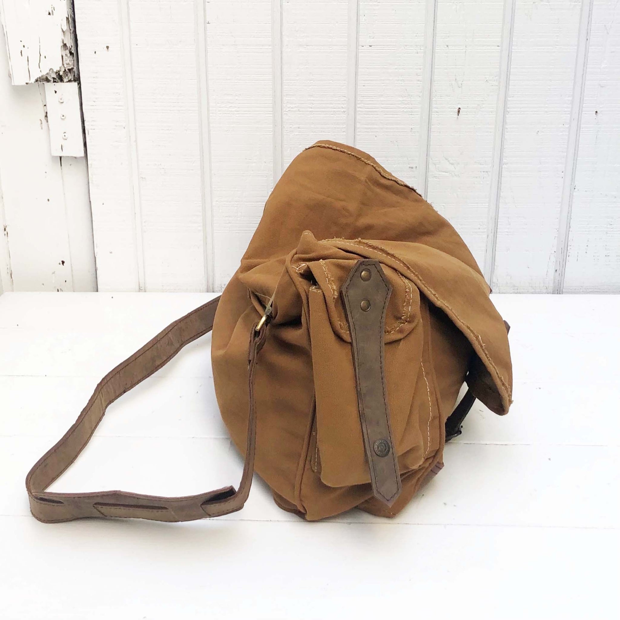 Recycled Military Bags ~ Repurposed Military Tent and Tarp Canvas Bags