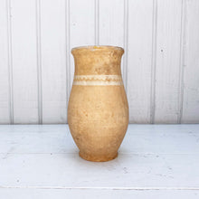 Load image into Gallery viewer, vintage terra cotta pot with cream band