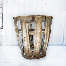 Load image into Gallery viewer, iron vintage wine basket