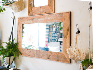 Reclaimed Wood Mirror - Large