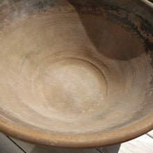 Load image into Gallery viewer, large brown decorative clay bowl