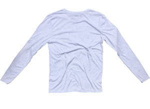 Venice CA Long Sleeve T-Shirt in Light Gray